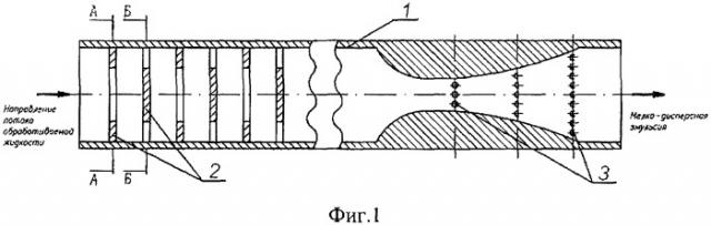 Турбулизированный кавитатор-эмульсатор тяжелых нефтепродуктов (патент 2419745)
