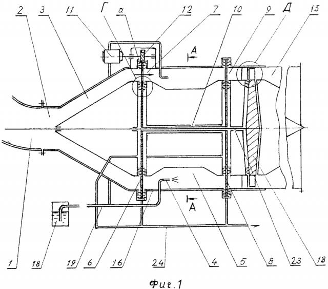 Комбинированный поршнетурбинный двигатель внутреннего сгорания (патент 2596888)