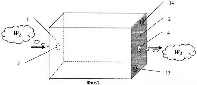 Фильтрующий строительный блок для очистки воздуха (патент 2304201)