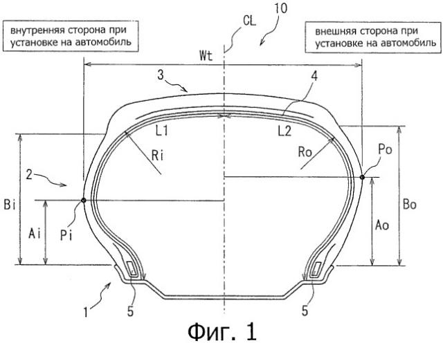Нешипованная шина (патент 2440249)