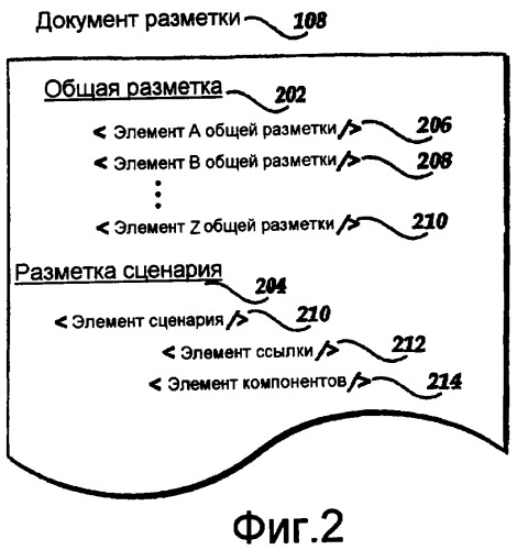 Разметка сценария (патент 2412472)