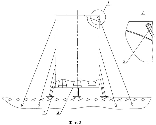 Система мягкой посадки многоразовой ракетной ступени (патент 2497715)