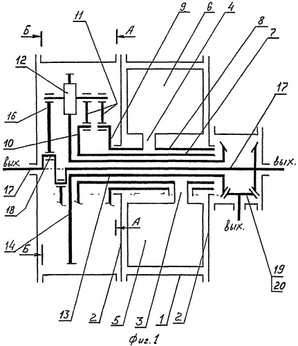 Роторно-лопастной двигатель внутреннего сгорания (патент 2474705)