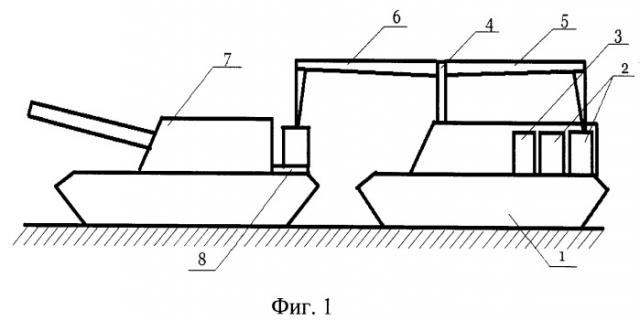 Транспортно-заряжающая машина для самоходного артиллерийского орудия (патент 2498195)