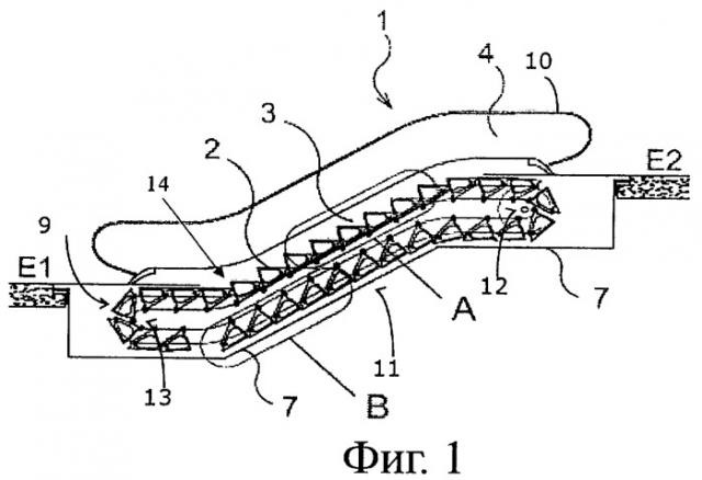 Движущееся устройство с упрощенными грузонесущими элементами (патент 2461514)