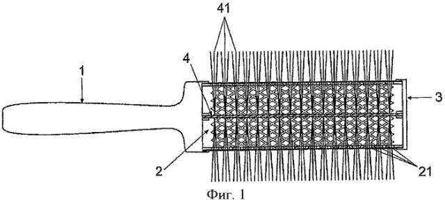 Щетка для распрямления волос (патент 2387356)