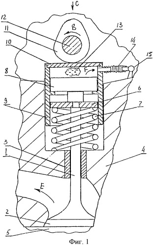 Газораспределительный механизм двс (патент 2493377)