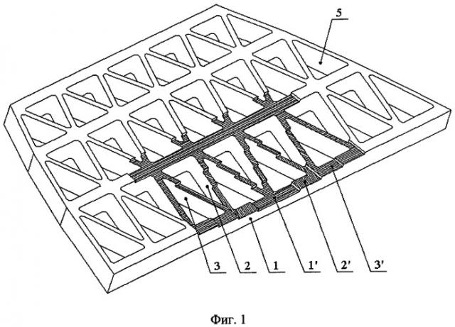 Интегральная рамная конструкция из слоистого полимерного композиционного материала (патент 2296675)