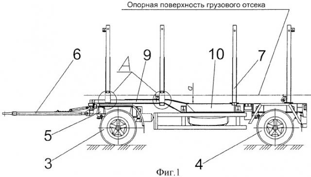 Прицепное транспортное средство (патент 2333852)