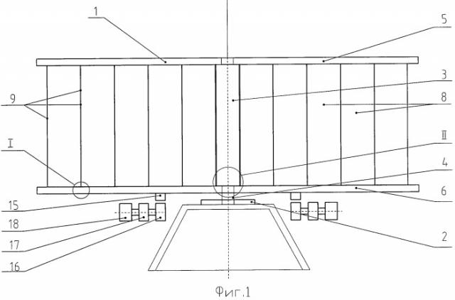 Карусельный ветродвигатель (патент 2426005)