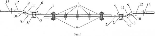 Отводящая шина (патент 2391945)