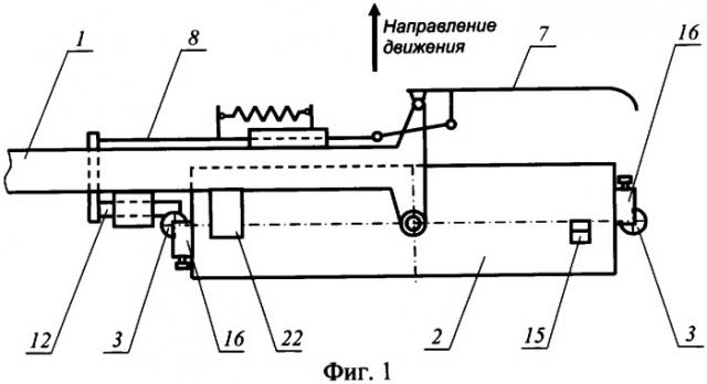 Машина для обработки приствольных полос в саду (патент 2350060)