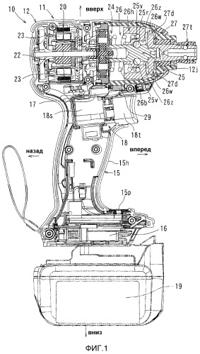 Вращающийся ударный инструмент (патент 2510324)