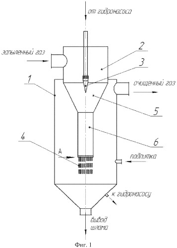 Аппарат для мокрой очистки газов (патент 2548092)