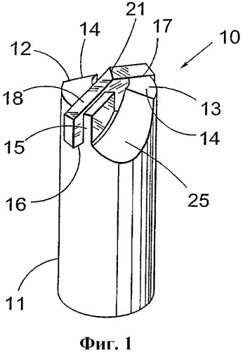 Буровое долото, буровая штанга и самосверлящая штанга анкерной крепи (патент 2324819)