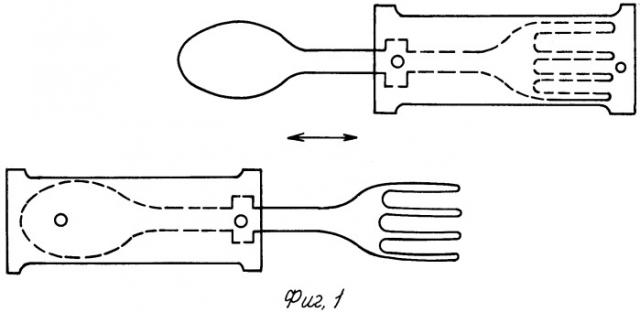 Походный комплект столовых приборов (патент 2401631)