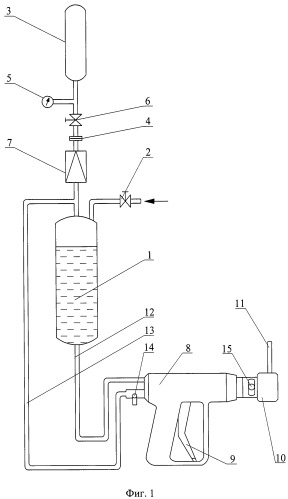 Переносная установка пожаротушения (патент 2490041)