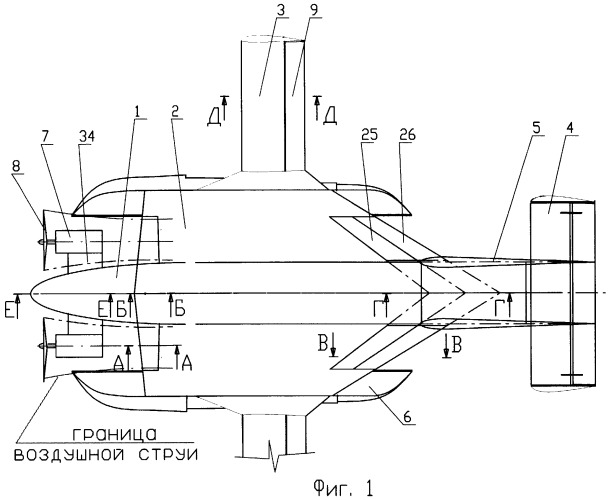 Экраноплан (патент 2432274)