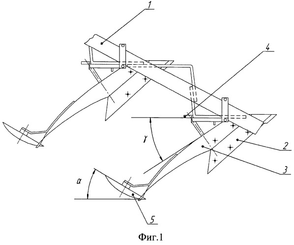 Плуг для отвальной вспашки (патент 2479180)