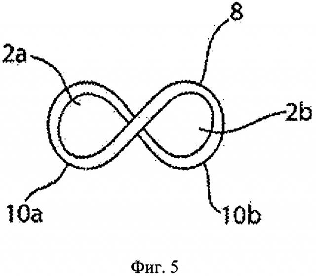 Виток в форме символа бесконечности для спиральных швов (патент 2646555)
