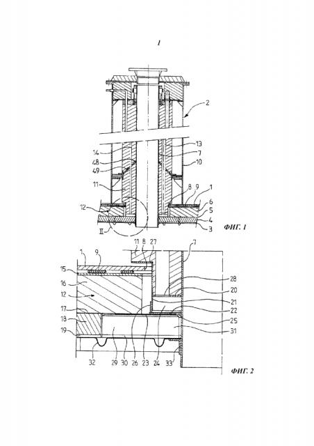 Стенка резервуара, включающая проходящий через нее насквозь элемент (патент 2647746)