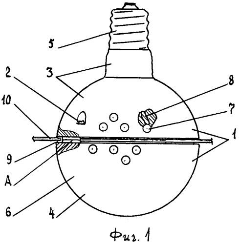 Лампа светодиодная (патент 2474756)