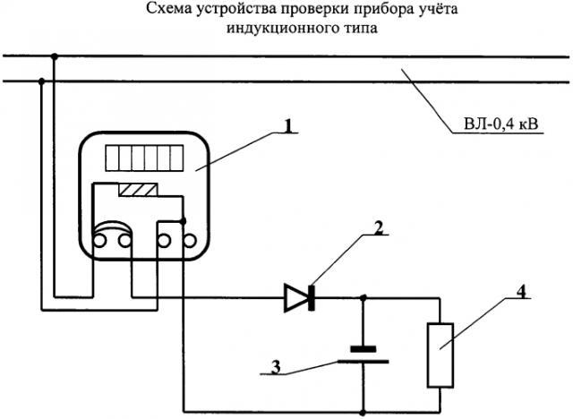 Устройство для проверки правильности учета электроэнергии индукционными электросчетчиками (патент 2552541)