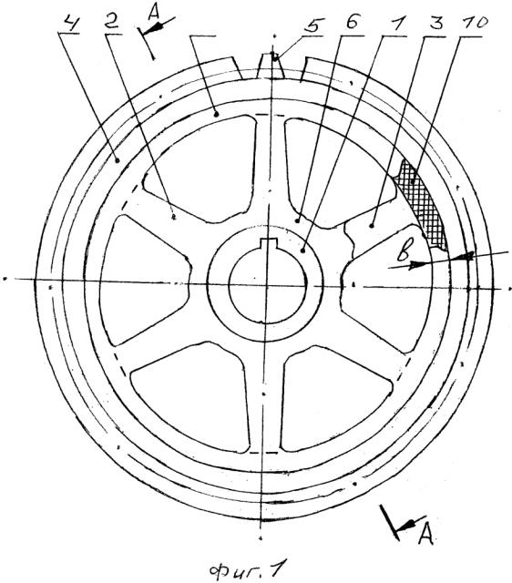 Зубчатое колесо (патент 2610227)
