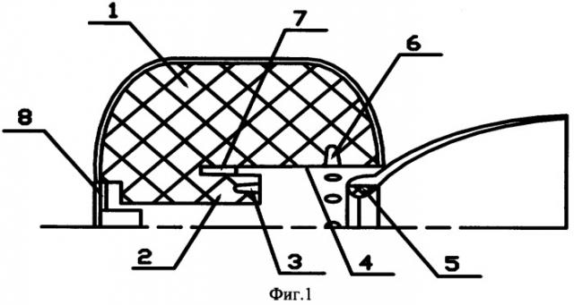 Заряд, скрепленный с корпусом рдтт (патент 2326260)