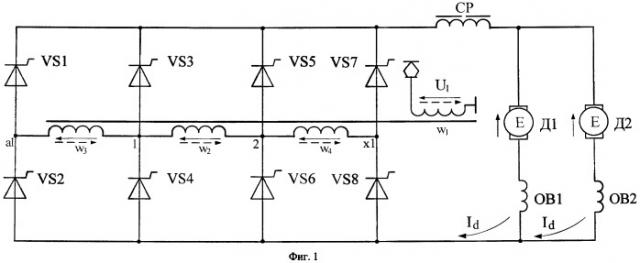 Способ снижения послекоммутационных колебаний напряжения на токоприемнике электровоза и устройство для его осуществления (патент 2435288)