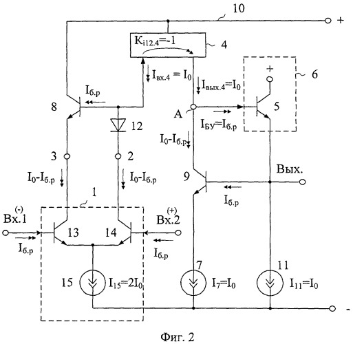 Дифференциальный операционный усилитель (патент 2412533)