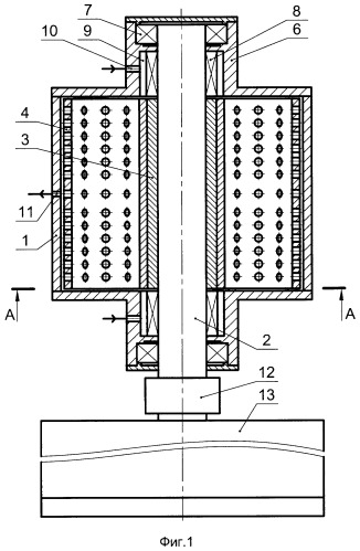 Гидромеханический теплогенератор (патент 2413906)