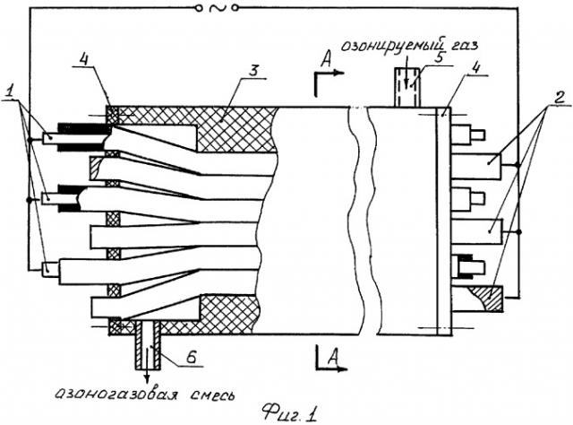 Устройство для получения озона в электрическом разряде (патент 2275324)