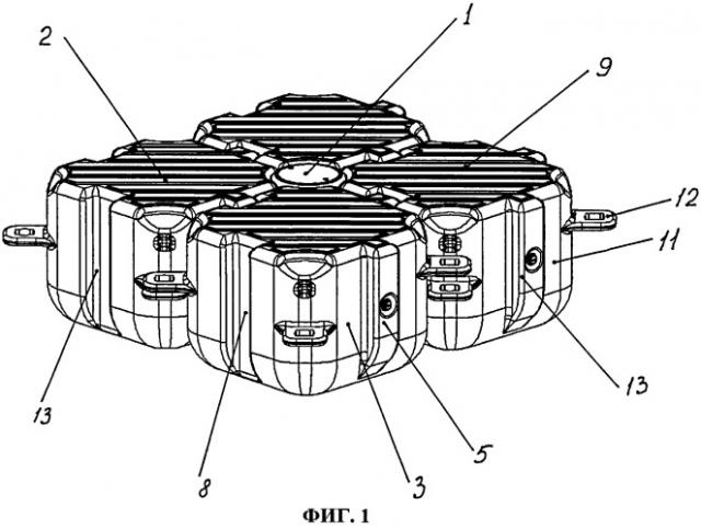 Плавучая платформа (патент 2504498)