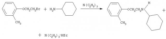 N-(2-метилфеноксиэтил)-n-циклогексиламина гидрохлорид, обладающий гипотензивной активностью (патент 2303026)
