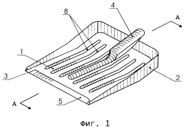 Лопата и ее рабочий орган (патент 2253205)