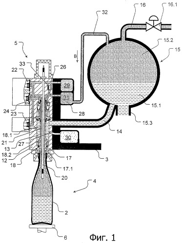 Способ наполнения бутылок или подобных емкостей одним жидким разливаемым продуктом и разливочная машина (патент 2406685)