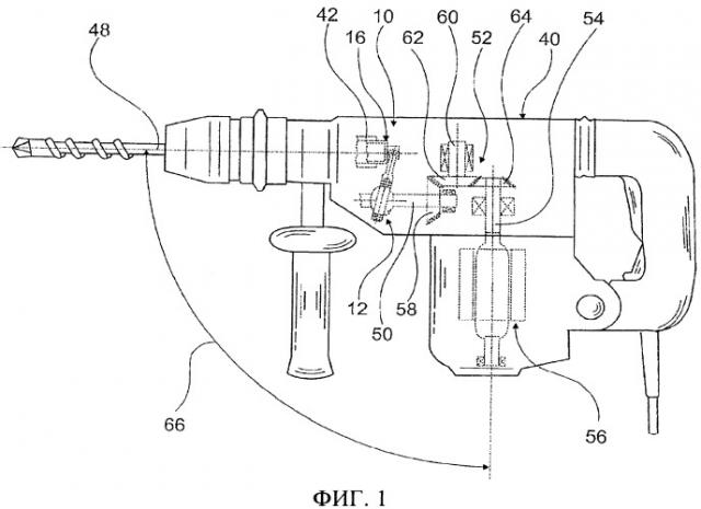 Ручная машина с ударным механизмом (патент 2454312)