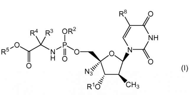 Фосфорамидатные производные нуклеозидов (патент 2553656)