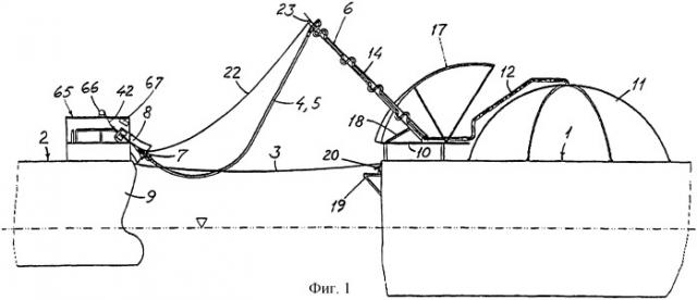 Система для перекачивания сжиженного природного газа в открытом море (патент 2248906)