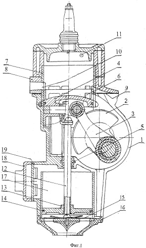 Двухтактный двигатель внутреннего сгорания с наддувом (патент 2514468)