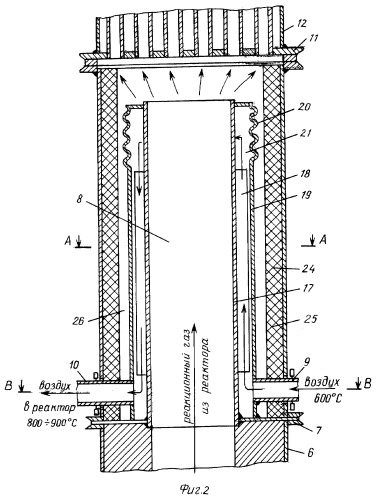 Установка для производства сажи (патент 2307140)