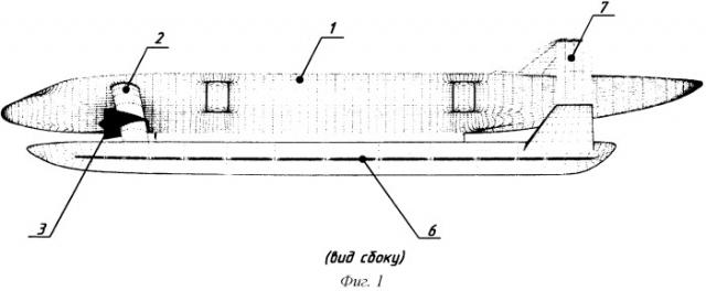 Экраноплан-поезд (патент 2522189)