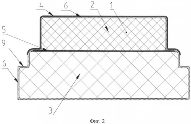 Термоизоляционная герметичная стенка емкости из полимерных композиционных материалов для сжиженного природного газа (патент 2526870)