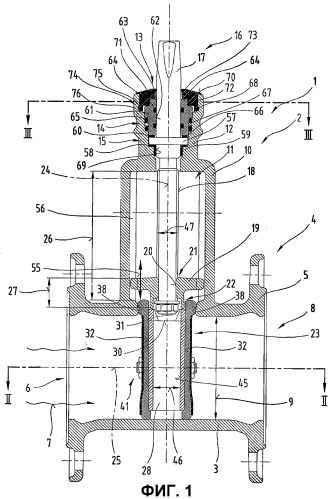 Запорная арматура (патент 2292506)