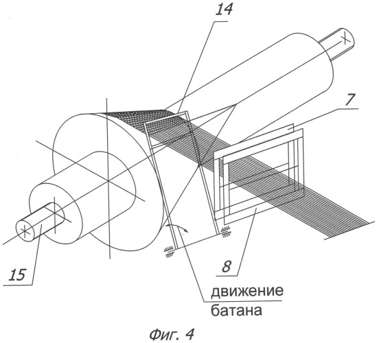 Тканый армирующий наполнитель для объемных цилиндрических деталей, способ его получения и устройство для реализации способа (патент 2523238)