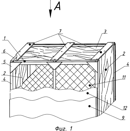 Деревометаллическая панель (варианты) (патент 2354788)