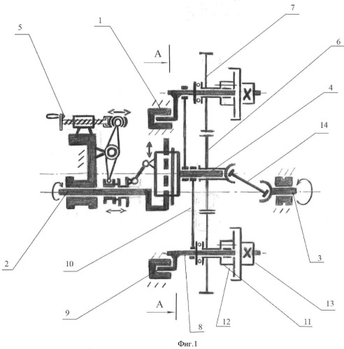 Механизм передачи вращательного движения (патент 2376512)