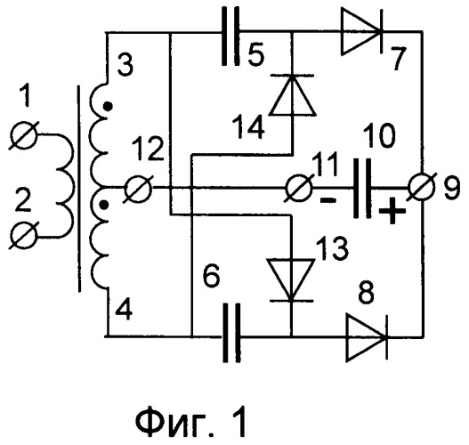 Способ заряда емкостного накопителя электрической энергии и устройства для его осуществления (варианты) (патент 2453966)