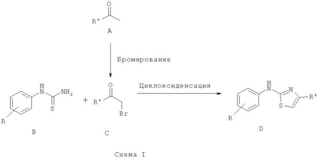 Способ получения соединений 2-аминотиазола в качестве ингибиторов киназы (патент 2456285)